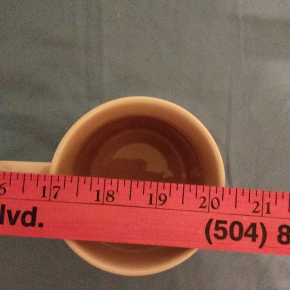 "Mommy Fuel" soft pink coffee mug with metallic gold graphic New! - Picture 4 of 5